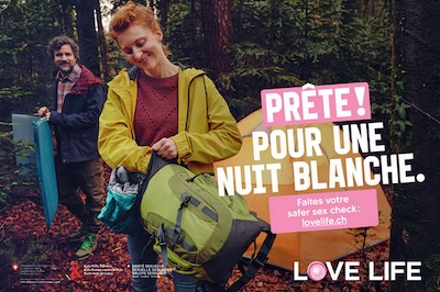 lovelife campagne prevention ist infection sexuellement transmissible suisse 2024 reiso 400
