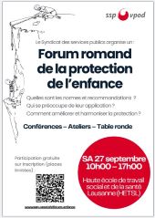 ssp forum romand protection enfance reiso 170 2025